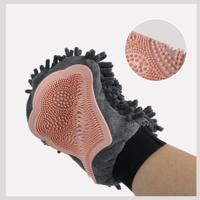 Transform Your Pet Grooming Routine with Our 2-in-1 Grooming Glove